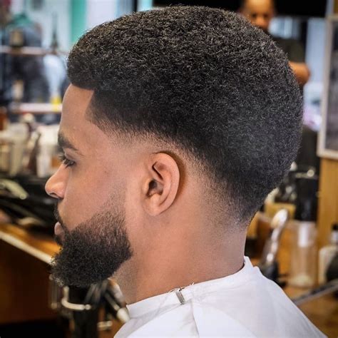 low fade haircut black men